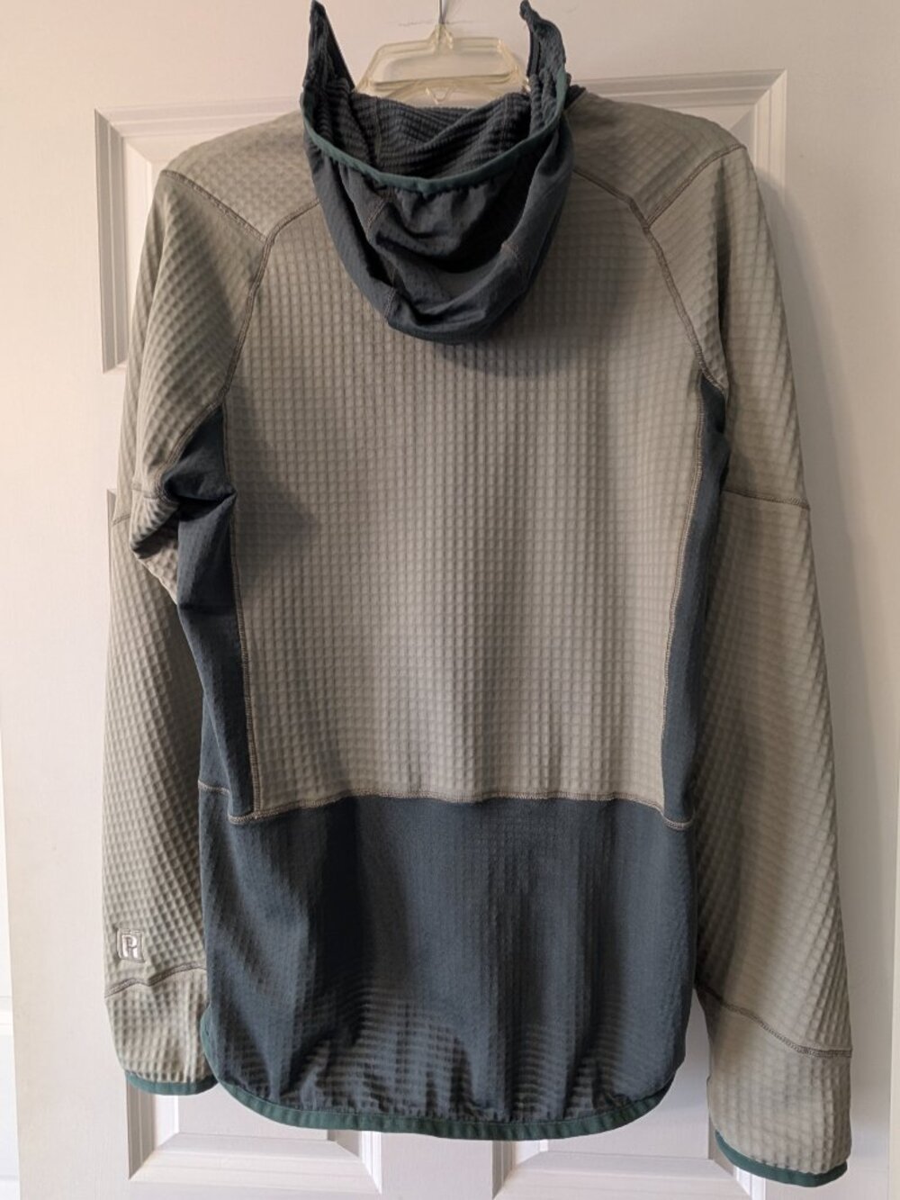 Patagonia Men's R1 Fleece Pullover Hoody - Medium, Nouveau Green - Picture 3 of 3